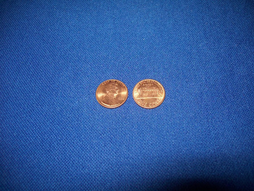 2 Moneditas De One Cent (un Centavo) Americans