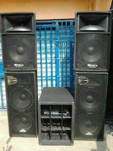 Cajones Cornetas Soundbarrie Mivic Turbosound 5 Cajones