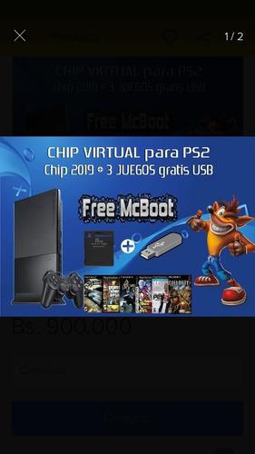Chic Virtual Para Play 2 Juegos Por Usb *somos Tienda F