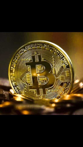 Medalla Simbolica Bitcoin Con Protector