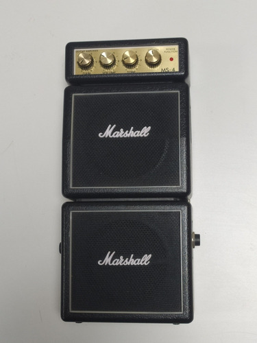 Mini Amplificador Marshall. Nodelo Ms-4. Color: Negro