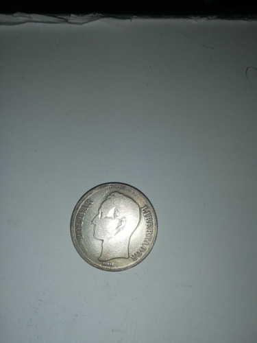 Moneda 1 Bolívar Plata  Gram.5