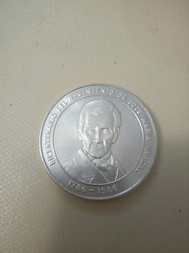 Moneda Bicentenaria José María Vargas.