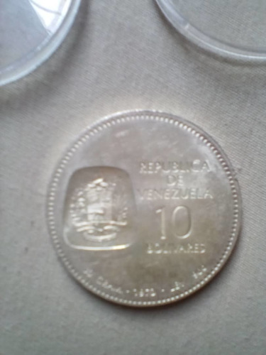 Moneda De Plata 10 Bolívares Doblón Centenario