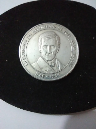 Moneda De Plata Bicentenario Dr. Jose Maria Vargas
