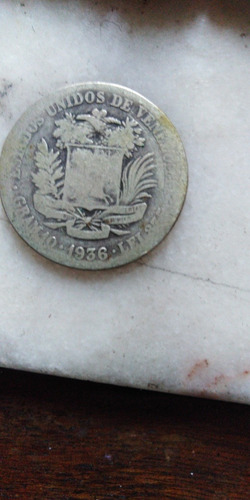 Moneda Plata De Vzla  En Plata (10grms) # 233