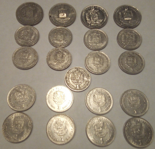 Monedas 1 Bolivar  Bolivares 