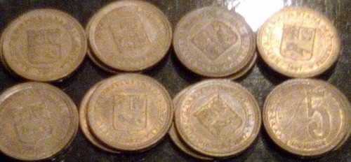 Monedas De 5 Centimos Y 1 Centimo 