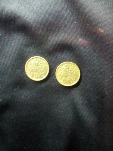 Monedas De 5 Pesetas (ptas) .La Rioja.