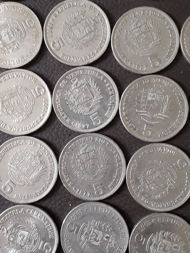 Monedas De Niquel 1bs, 2bs Y 5bs Años 77' Al 88'