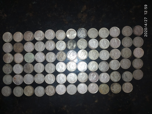 Monedas De Plata De 50 Céntimos 77 Pz