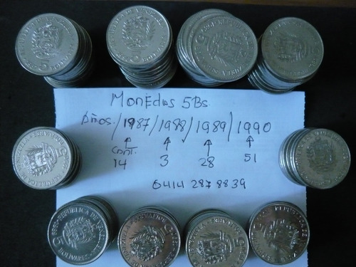 Monedas Venezolanas De Nikel  Céntimos