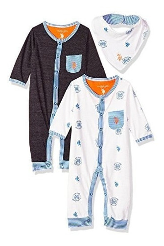 Set Pijamas Polo Bebe Tallas 6-9 Meses