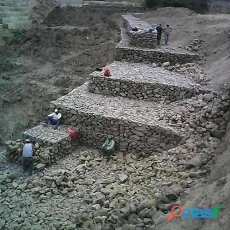 Trabajo con obras de gaviones acá mi número de