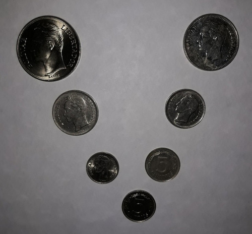 Vendo Monedas De Venezuela En Niquel.