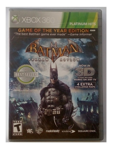 Batman Arkham Asylum Original Xbox 360