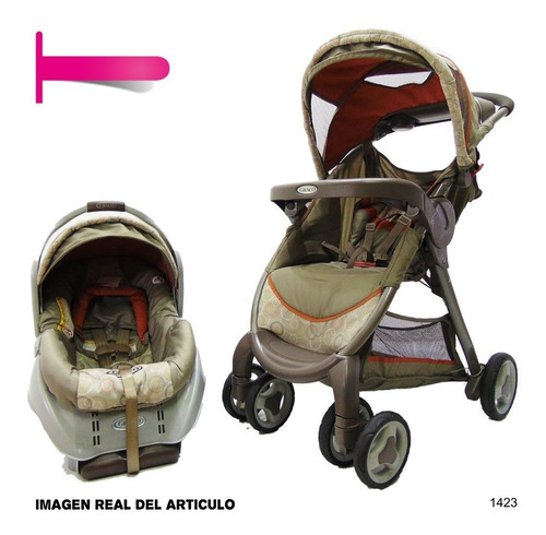 Coche Con Portabebe Graco Classic Connect Importado Poco Uso