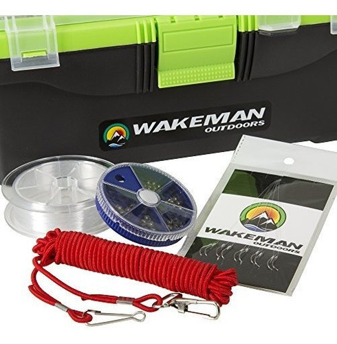 Estuche Para Pesca 55 Unidade Bandeja Unica Wakeman