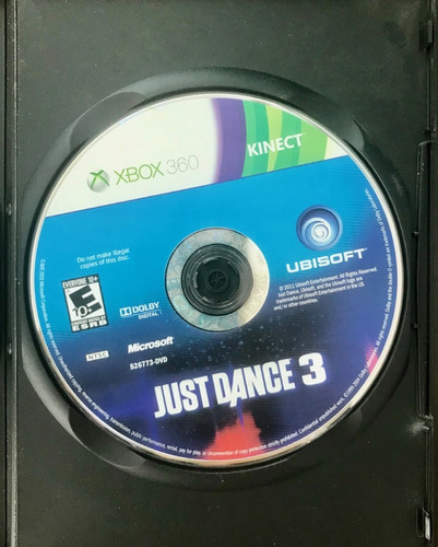 Juego Xbox 360 Just Dance 3
