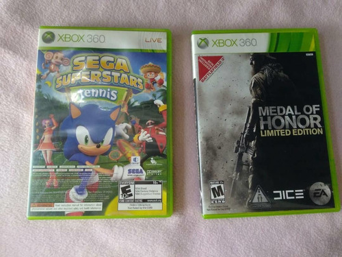 Sega Superstars Tennis Y Medal Of Honor Limited Edition Xbox