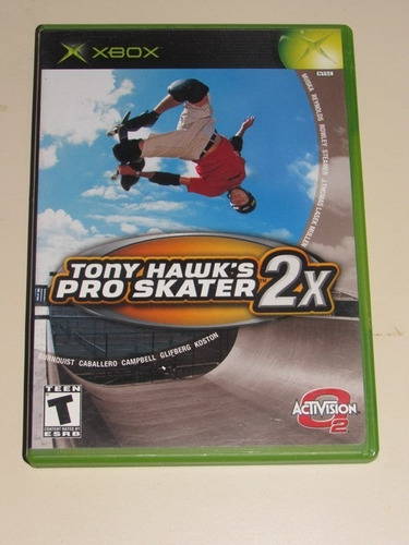Tony Hawk 2x Xbox (5vrds)