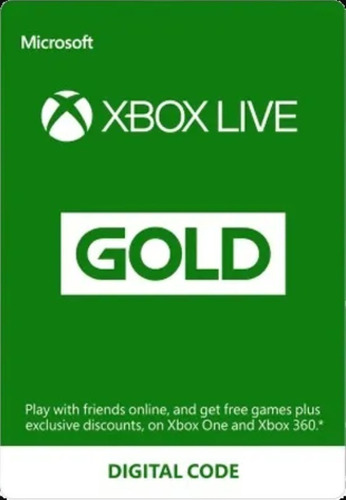 Xbox Live Gold Códigos  Meses Region Us