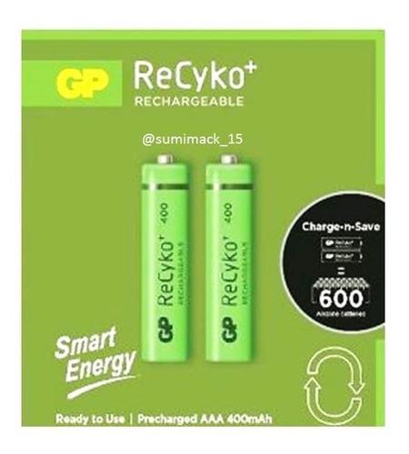 Baterías Recargables Gp Recyko Smart Energy Aaa 400mah 2