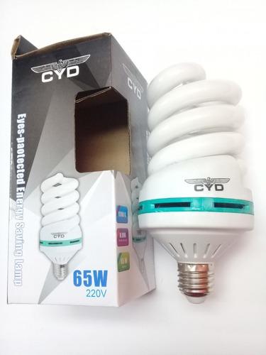 Bombillo Ahorrador Espiral 65w 220v E27/e40