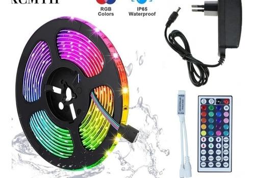 Cintas Led O Tiras Led Rgb Con Control Y Extensor 17v 5mtrs