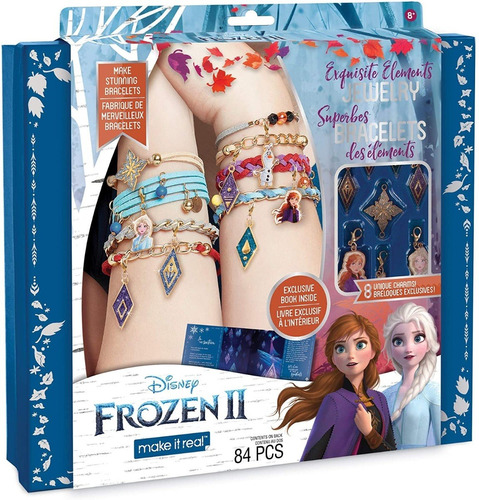 Kit Para Hacer Pulseras De Frozen!!! Con Muchos Accesorios