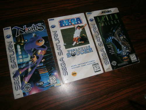 Manuales Guias 3 Originales Sega Saturno No Juegos Manuales