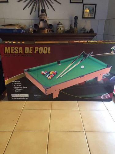 Mesa De Pool Para Niños Mediana Profesional 84 Cm De Largo