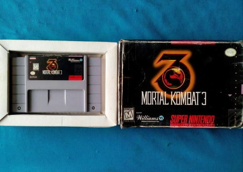 Mortal Kombat 3 Para Super Nintendo Nes Original.