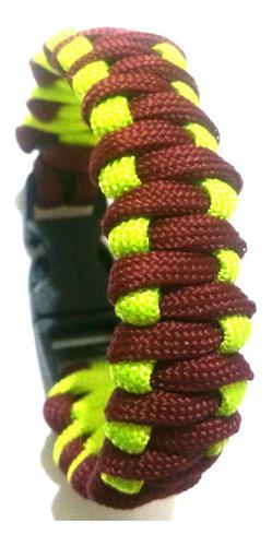 Pulsera Paracord Fvf Vinotinto Venezuela