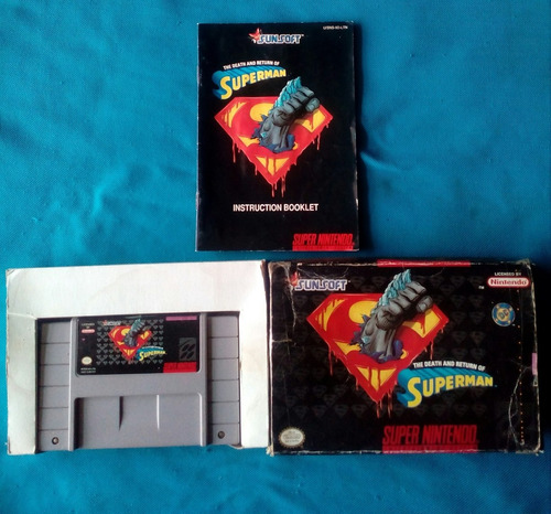 Super Man De Super Nes Original.
