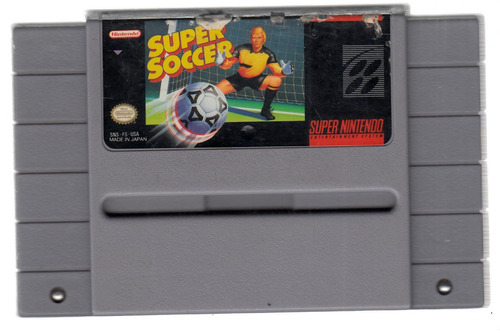Super Soccer Video Juego Super Nintendo Origiusado Qq. A8.