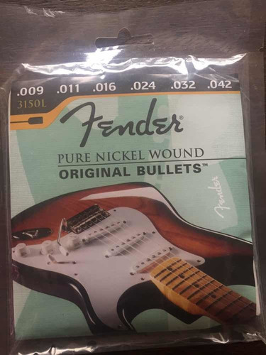 Accesorios Fender Cuerdas Guitarra