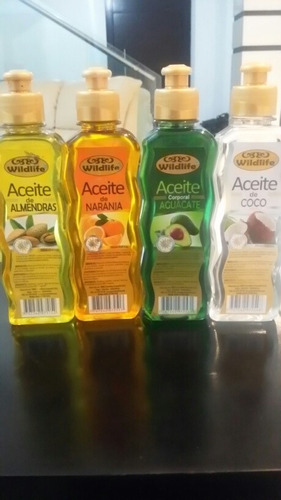 Aceite Corporales Coco, Almendra, Naranja Y Aguacate