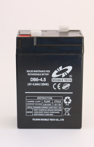 Bateria 6v 4.5ah Para Lamparas De Emergencias