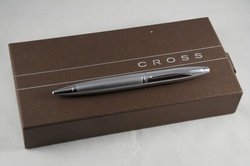 Bolígrafo Cross Plateado 100% Original Modelo At