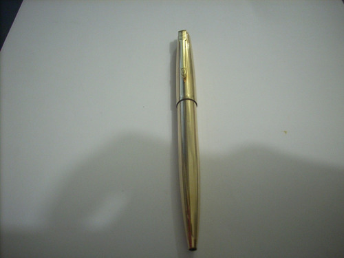 Bolígrafo Usa Parker m Oro 18k Impecable Colección
