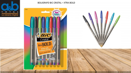 Boligrafo Bic De Colores