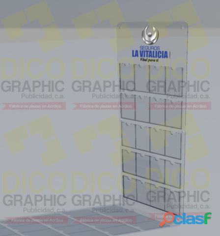 Cartelera fiscal Standard Acrilico Transparente 2mm