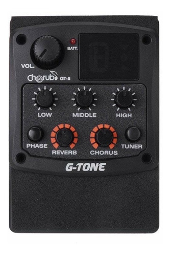 Cherub Preamplificador Para Guitarra Acústica Gt-5