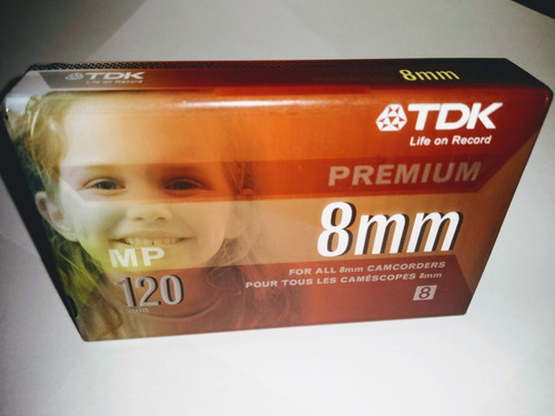 Cinta 8mm Para Videocámara Tdk Premium 120