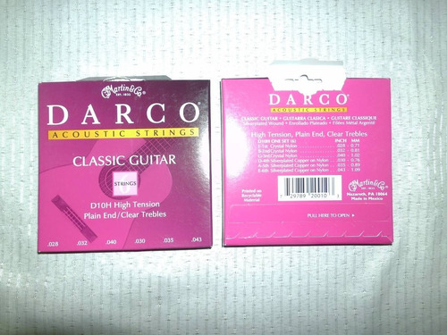 Cuerdas Para Guitarra Clásica Darco Martin