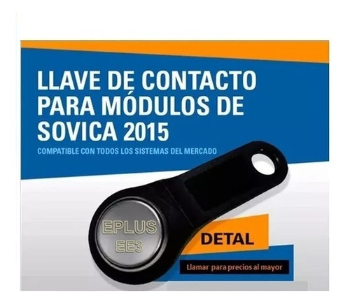 Llave De Contacto Originales Para Modulos Sovica Anticlon