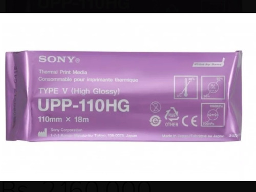 Papel Video Printer Alta Densidad Sony Upp-110hg(made Japon)