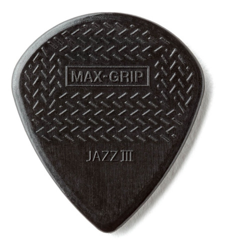 Púas Dunlop Jazz Iii Max Grip - 6 Pack - Pajuelas Guitarra