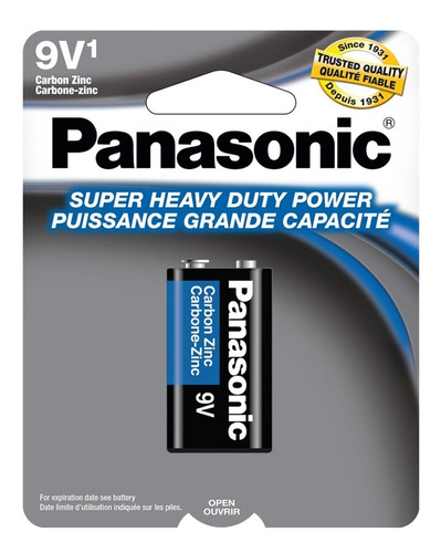 Pila Bateria 9v Cuadrada Panasonic